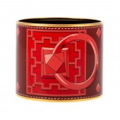 AN HERMES ENAMEL COLLIER DE CH