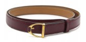 An Hermes 'Etriere' Burgundy C