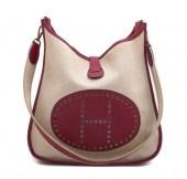 An Hermes 'Evelyne' Red Calf a