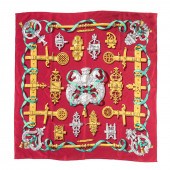 AN HERMES "FERRONNERIE" SCARF