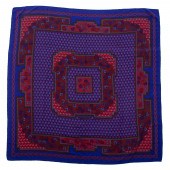 AN HERMES FLORAL GEOMETRIC CAS
