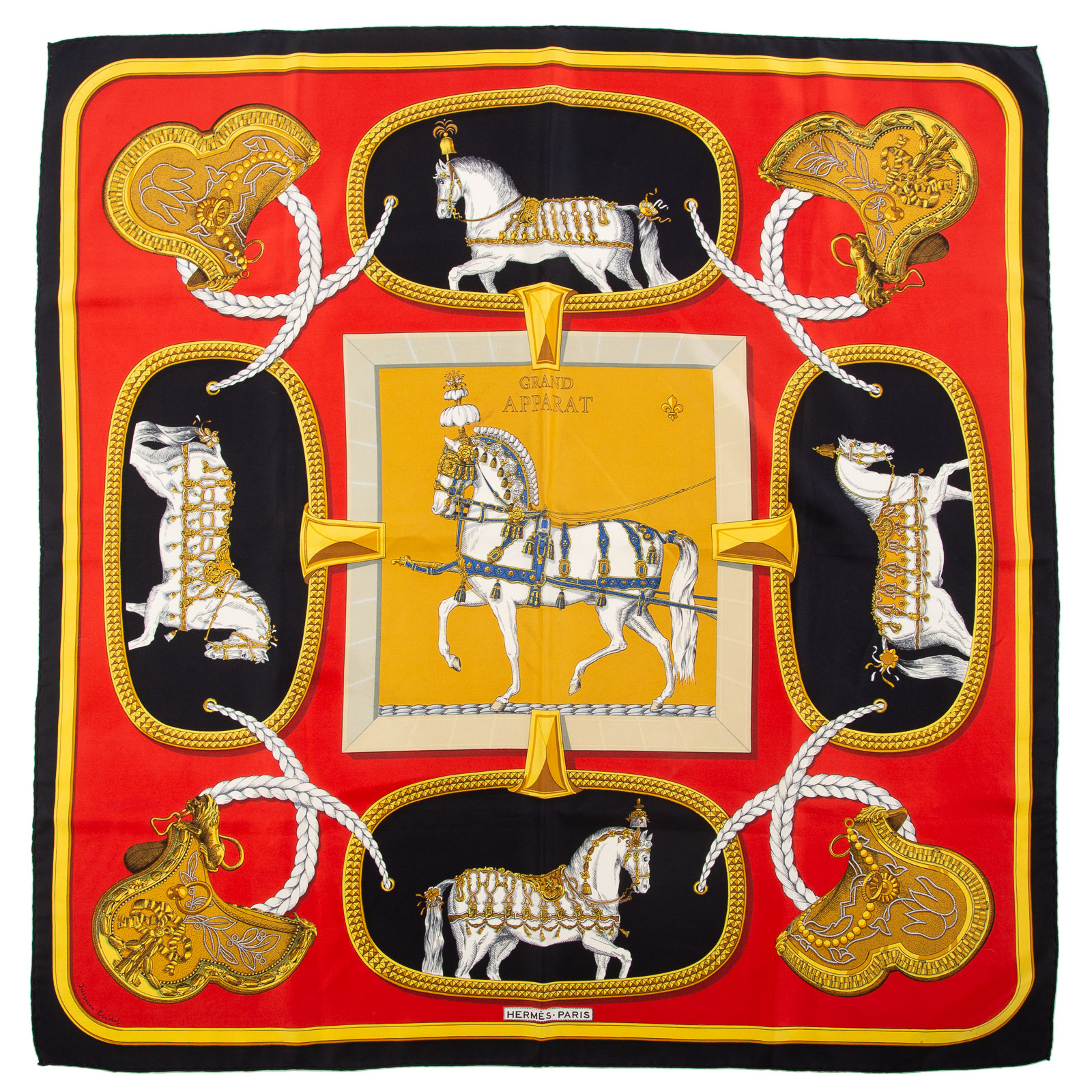 AN HERMES "GRAND APPARAT" SCARF