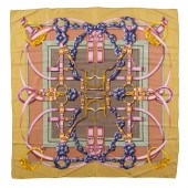 AN HERMES "GRAND MANEGE" SILK