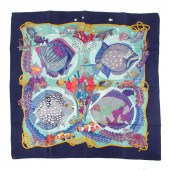AN HERMES “GRANDS FONDS” SCARF