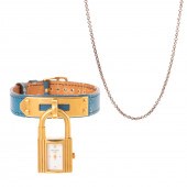AN HERMES KELLY WATCH & HERMES