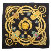 AN HERMES "KOSMIMA" SCARF 90 B