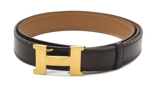 An Hermes 'Mini Constance' Brown