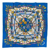 AN HERMES “PETITE MAIN” SCARF