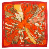 AN HERMES SCARF “SOLEIL DE SOI