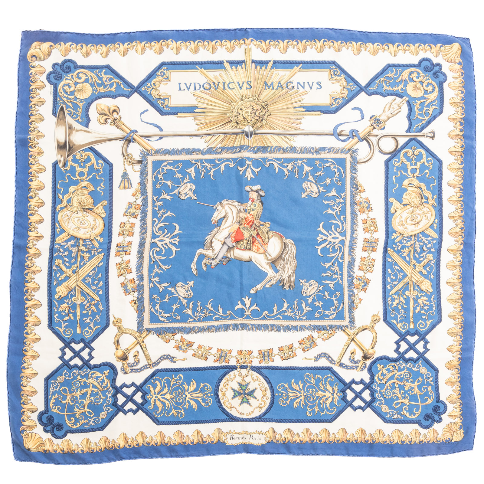 AN HERMES SILK "LUDOVICUS MAGNUS"