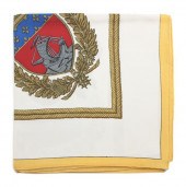 An Hermes Silk Scarf in a 'Les