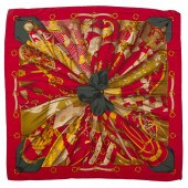AN HERMES "SOLEIL DE SOIE" CAS