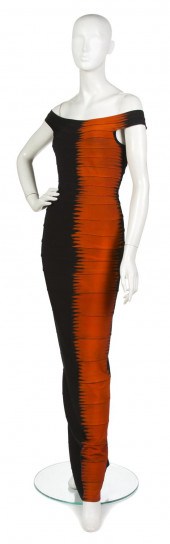 An Herve Leger Couture Flame B