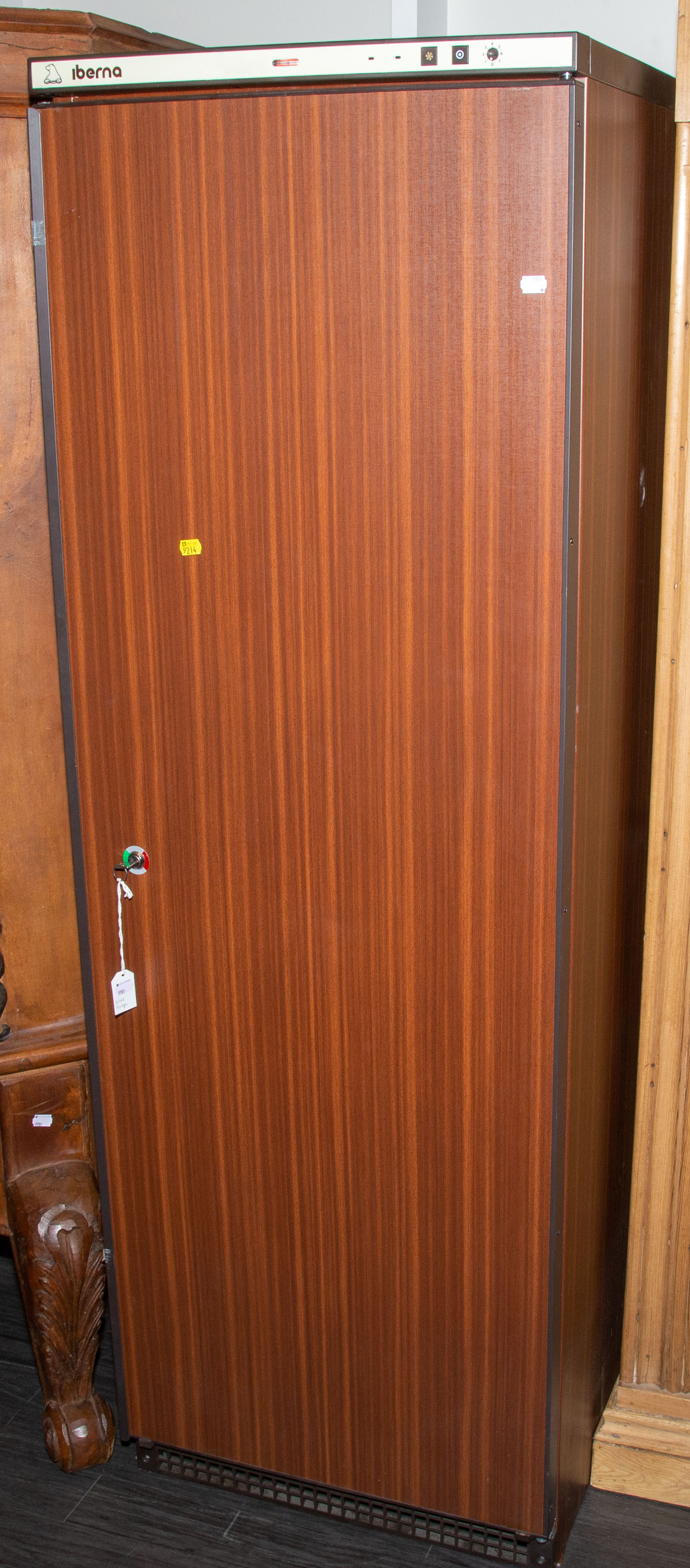 AN IBERNA FRIDGE/WINE COOLER .