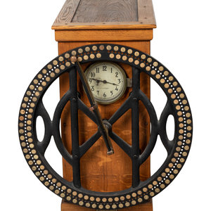 An IBM Oak and Iron Punch Clock