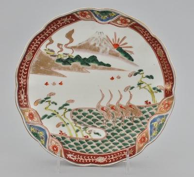 An Imari Porcelain Plate Hand