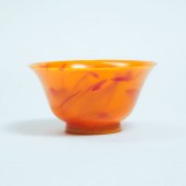 An Imitation Realgar Glass Cup