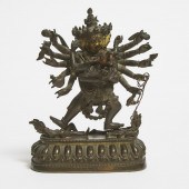 An Imperial Parcel Gilt Copper