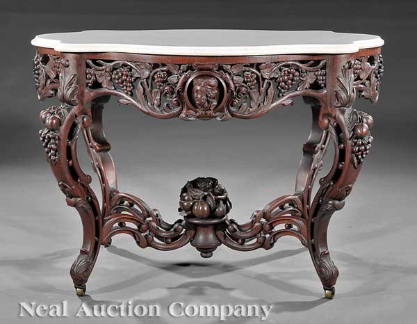 An Important American Rococo Carved