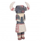 AN IMPORTANT HORNED OGRE KACHI