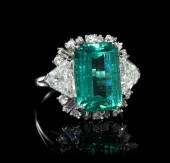 An Important Platinum Emerald