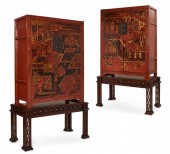 AN IMPOSING PAIR OF CHINESE PA