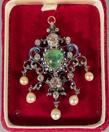 An impressive antique silver over