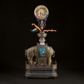 An Impressive Large Gilt-Coppe