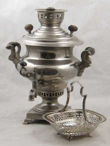 An impressive nickel plated Russian