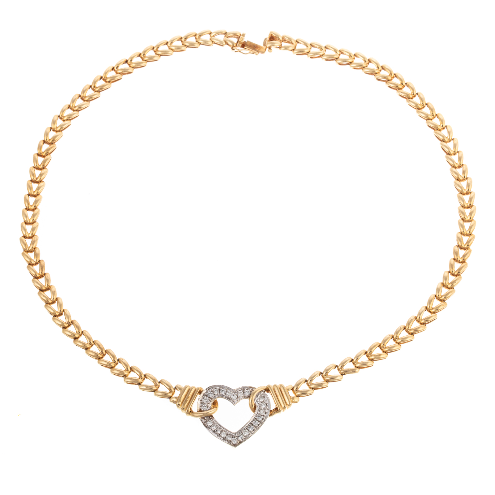 AN IMPRESSIVE OPEN HEART DIAMOND