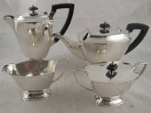 An impressive silver plate Art Deco