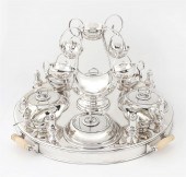 AN IMPRESSIVE SILVER PLATE SUP