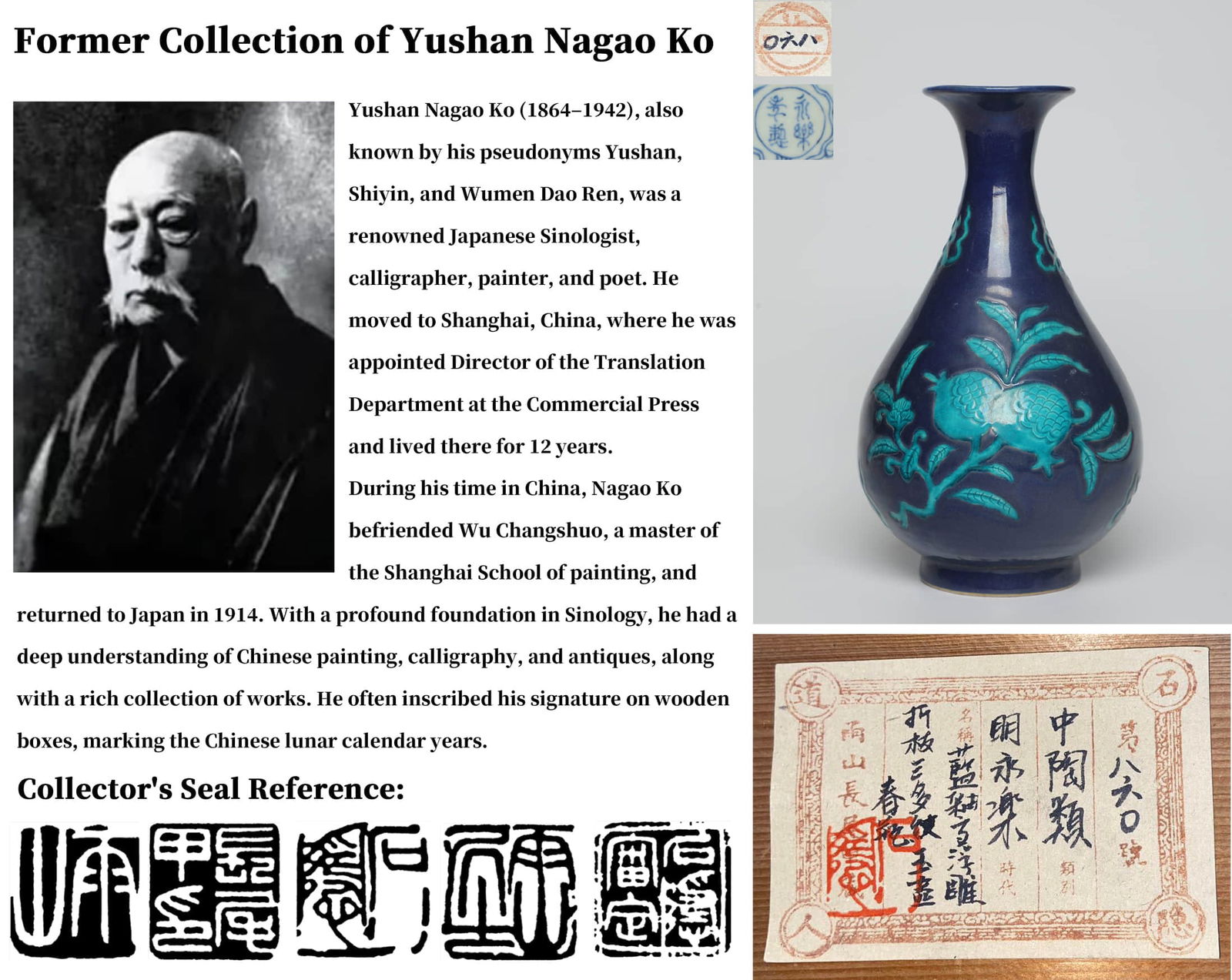 AN INCISED BLUE-GLAZED 'SANDUO'
