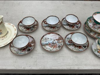 An incomplete porcelain Asian tea