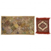 An Indian Banjara rug and mach