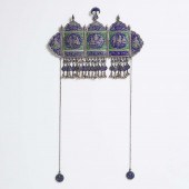 An Indian Blue and Green Ename