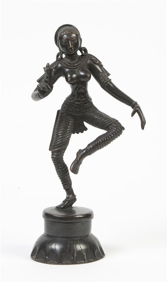 An Indian Bronze Figure of a