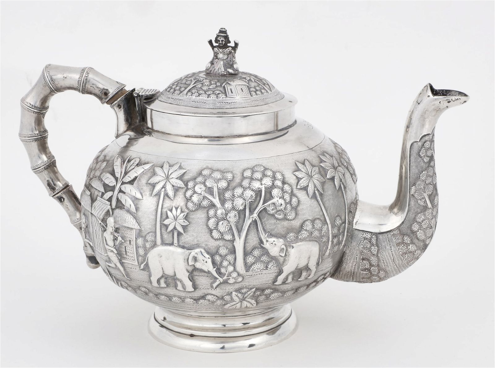 AN INDIAN COLONIAL SILVER