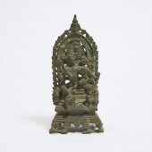 An Indian Gilt Bronze Figure o