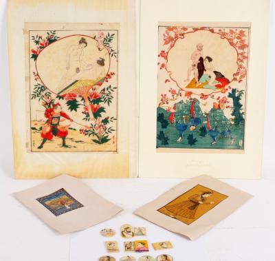 An Indian miniature depicting