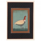 AN INDIAN MINIATURE PAINTING O