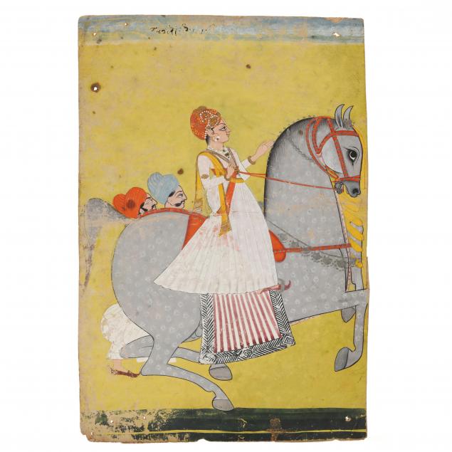 AN INDIAN MINIATURE PAINTING OF