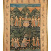 An Indian Pichwai Painting
20t