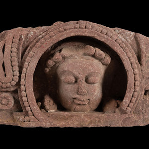 An Indian Sandstone Relief Panel of