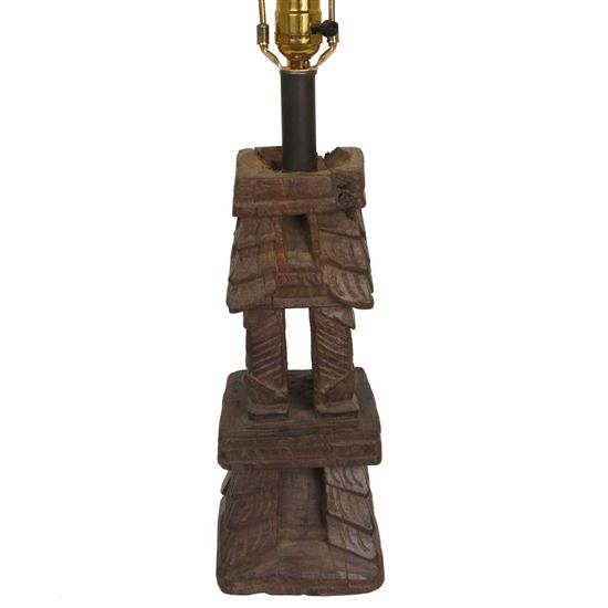 An Indian Teak Architectural