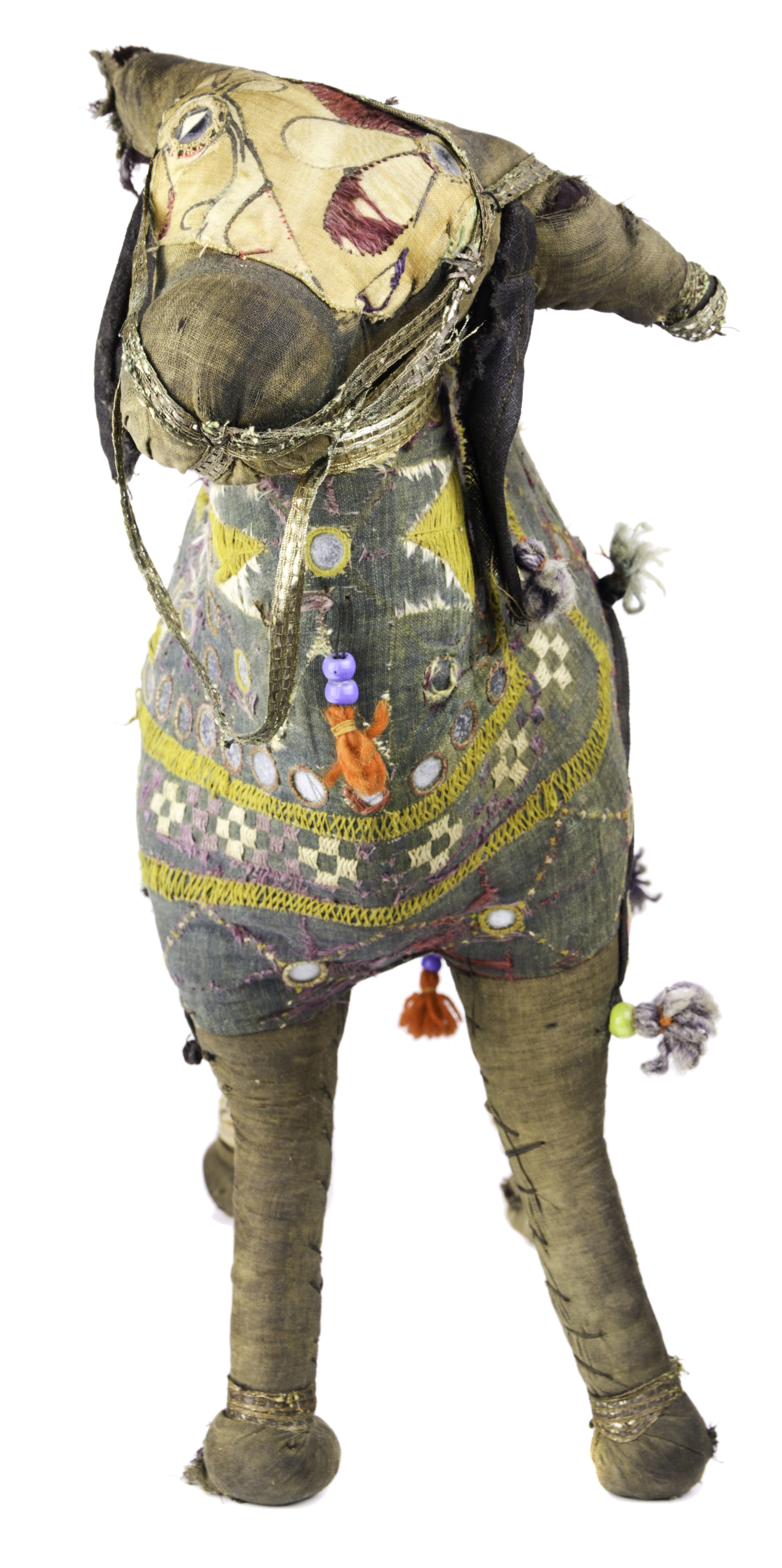 AN INDIAN VINTAGE FABRIC BRAHMA