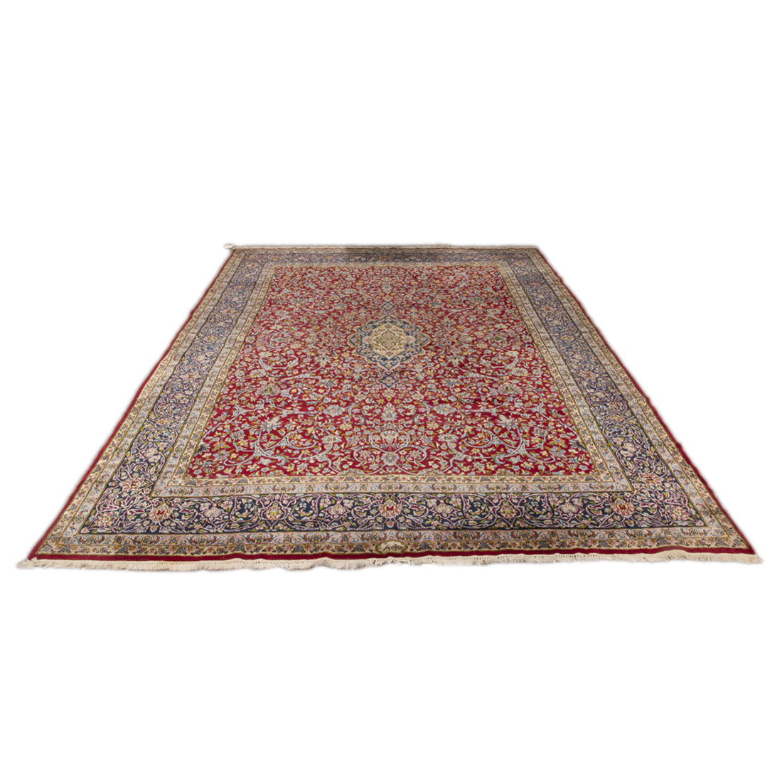 AN INDO KASHAN CARPET An Indo