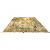 AN INDO KASHAN CARPET An Indo