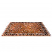 AN INDO MAHAL CARPET 5'8" X 8'
