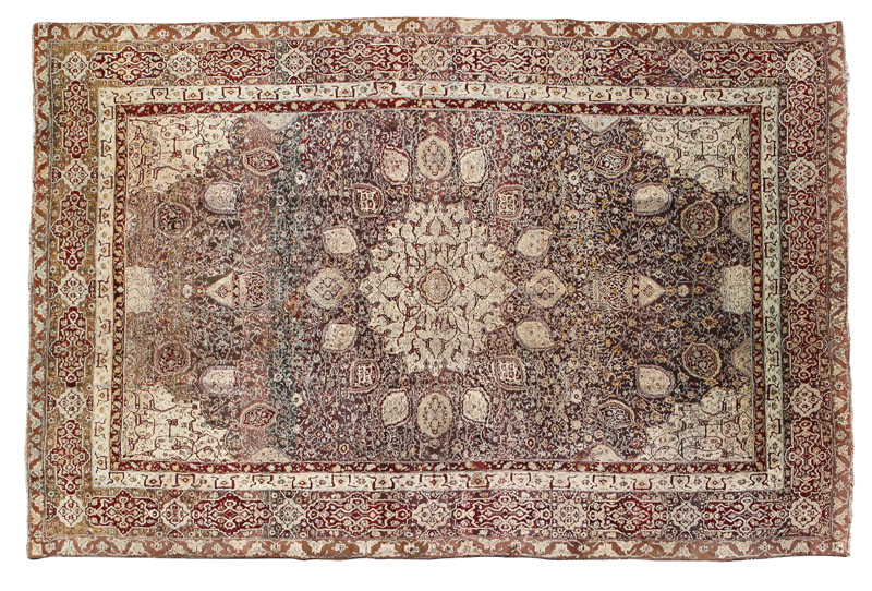 An Indo-Persian Agra wool carpet